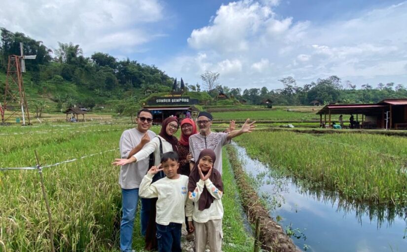 Sumber Gempong Indahnya Wisata Sawah di Kaki Gunung Penanggungan